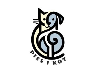 Projektowanie logo dla firmy, konkurs graficzny Pies i kot